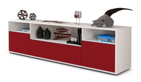 Lowboard Bionda, Bordeaux (180x49x35cm)