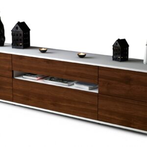 Lowboard Bjonda, Walnuss (180x49x35cm)