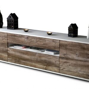 Lowboard Bjonda, Treibholz (180x49x35cm)
