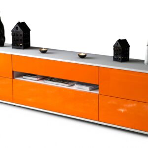 Lowboard Bjonda, Orange (180x49x35cm)
