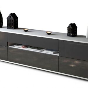 Lowboard Bjonda, Grau (180x49x35cm)