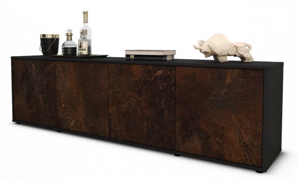 Lowboard Antonia, Rost (180x49x35cm)