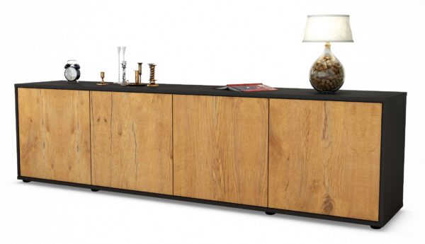Lowboard Antonia, Eiche (180x49x35cm)