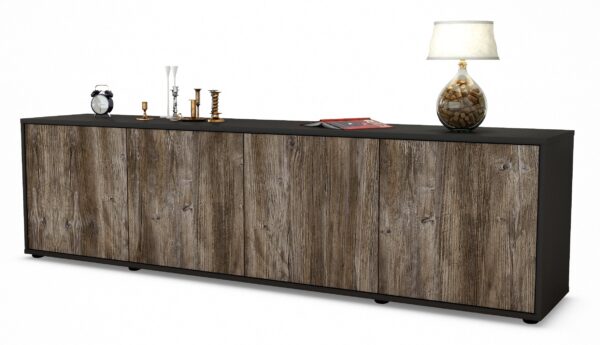 Lowboard Antonia, Treibholz (180x49x35cm)