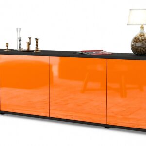 Lowboard Antonia, Orange (180x49x35cm)
