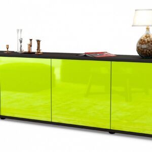 Lowboard Antonia, Grün (180x49x35cm)