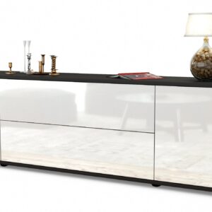 Lowboard Aquilina, Weiß (180x49x35cm)