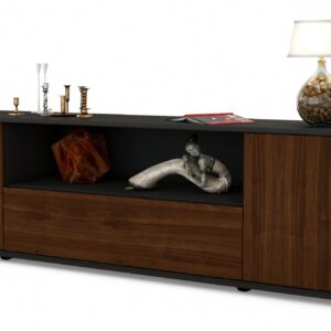 Lowboard Arbnora, Walnuss (180x49x35cm)