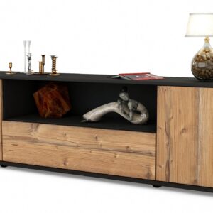 Lowboard Arbnora, Pinie (180x49x35cm)