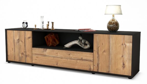 Lowboard Arbnora, Pinie (180x49x35cm)