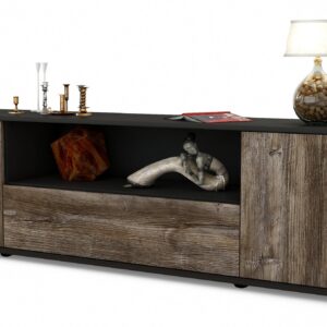 Lowboard Arbnora, Treibholz (180x49x35cm)