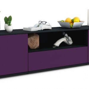 Lowboard Arbnora, Lila (180x49x35cm)