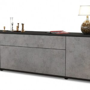 Lowboard Aria, Beton (180x49x35cm)