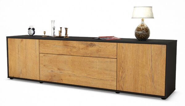 Lowboard Aria, Eiche (180x49x35cm)