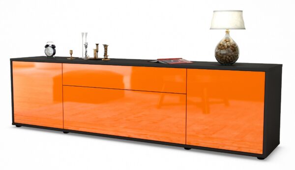 Lowboard Aria, Orange (180x49x35cm)