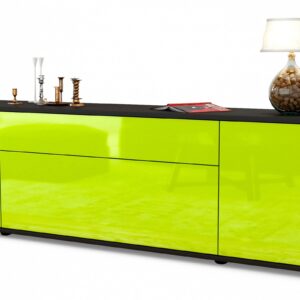 Lowboard Aria, Grün (180x49x35cm)