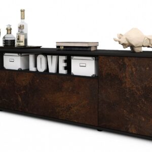 Lowboard Ariana, Rost (180x49x35cm)