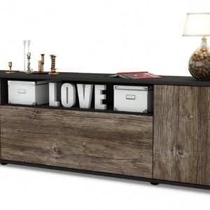 Lowboard Ariana, Treibholz (180x49x35cm)