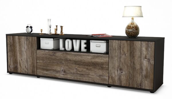 Lowboard Ariana, Treibholz (180x49x35cm)