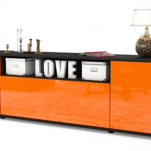 Lowboard Ariana, Orange (180x49x35cm)