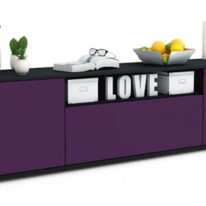 Lowboard Ariana, Lila (180x49x35cm)