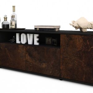 Lowboard Arianna, Rost (180x49x35cm)