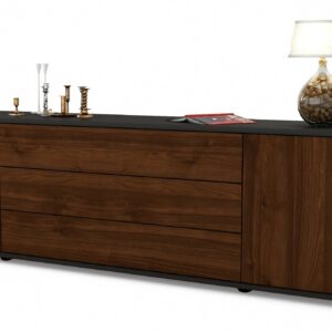 Lowboard Ariella, Walnuss (180x49x35cm)