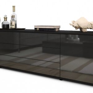 Lowboard Ariella, Grau (180x49x35cm)