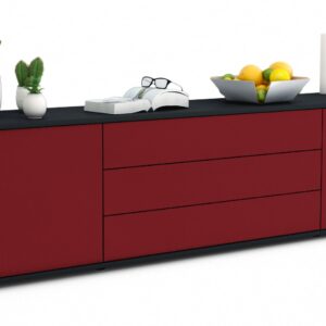 Lowboard Ariella, Bordeaux (180x49x35cm)