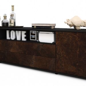 Lowboard Armanda, Rost (180x49x35cm)