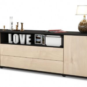 Lowboard Armanda, Zeder (180x49x35cm)