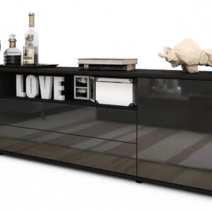 Lowboard Armanda, Grau (180x49x35cm)