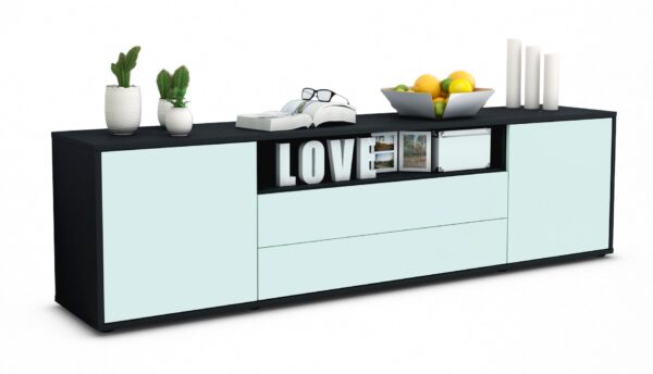 Lowboard Armanda, Mint (180x49x35cm)