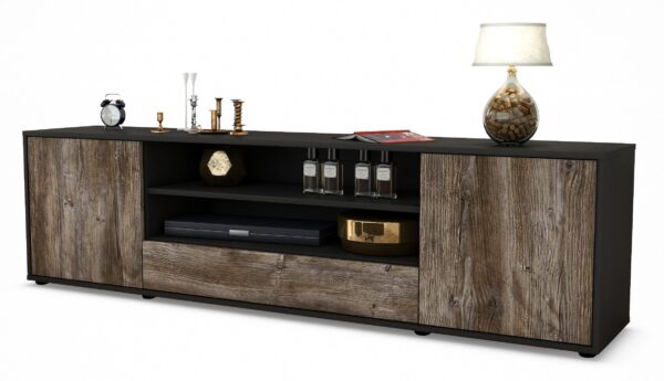 Lowboard Armida, Treibholz (180x49x35cm)