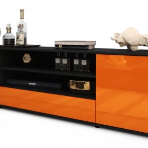 Lowboard Armida, Orange (180x49x35cm)