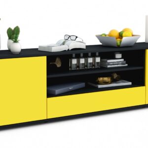 Lowboard Armida, Gelb (180x49x35cm)