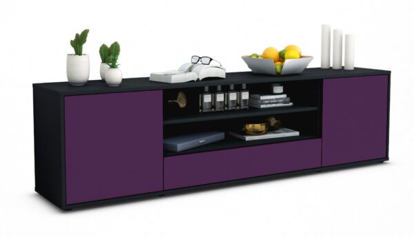 Lowboard Armida, Lila (180x49x35cm)