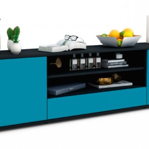 Lowboard Armida, Türkis (180x49x35cm)