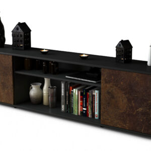 Lowboard Asia, Rost (180x49x35cm)