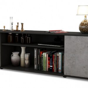 Lowboard Asia, Beton (180x49x35cm)