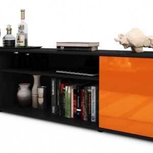 Lowboard Asia, Orange (180x49x35cm)