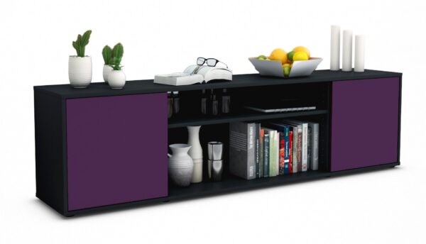 Lowboard Asia, Lila (180x49x35cm)