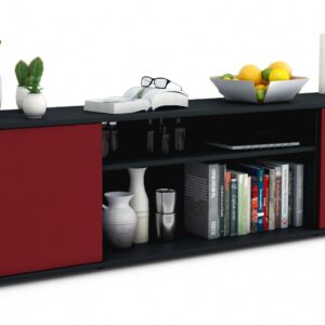 Lowboard Asia, Bordeaux (180x49x35cm)