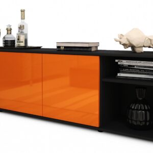 Lowboard Asimo, Orange (180x49x35cm)