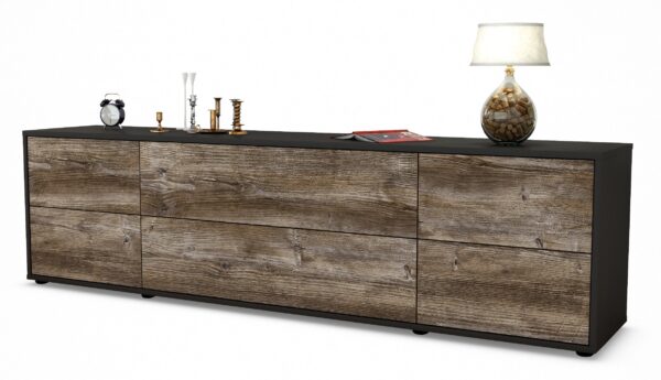 Lowboard Assunta, Treibholz (180x49x35cm)