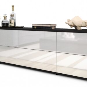 Lowboard Assunta, Weiß (180x49x35cm)