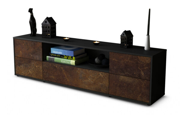 Lowboard Atlanta, Rost (180x49x35cm)