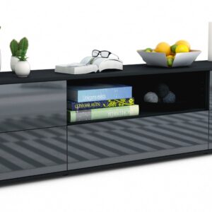 Lowboard Atlanta, Grau (180x49x35cm)