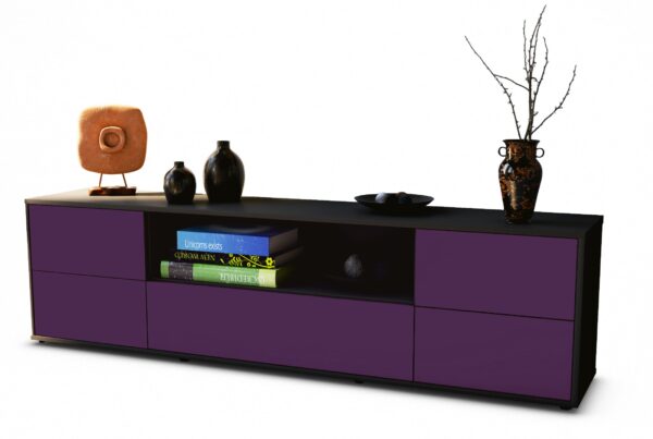 Lowboard Atlanta, Lila (180x49x35cm)