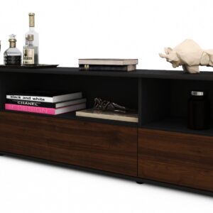 Lowboard Aurelia, Walnuss (180x49x35cm)
